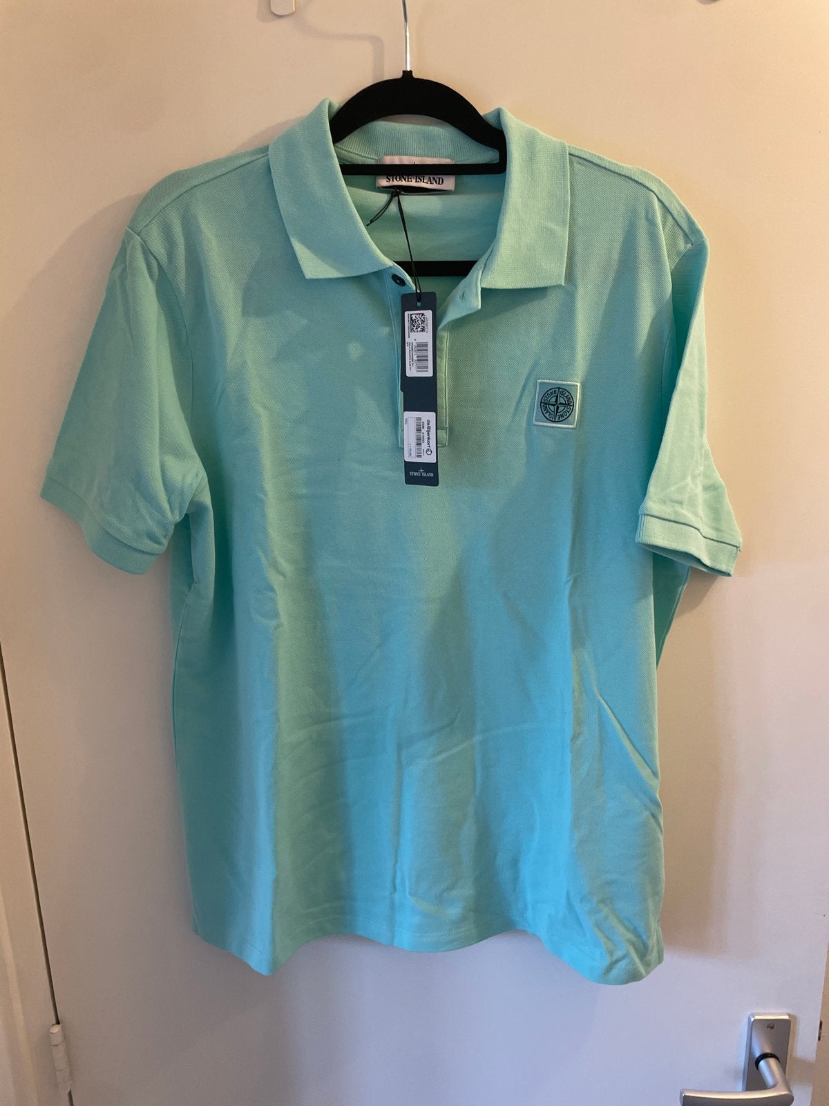 Stone Island Polo L Mintgroen - Nieuw met labels, Kleding | Heren, Ophalen of Verzenden, Nieuw, Maat 52/54 (L), Groen