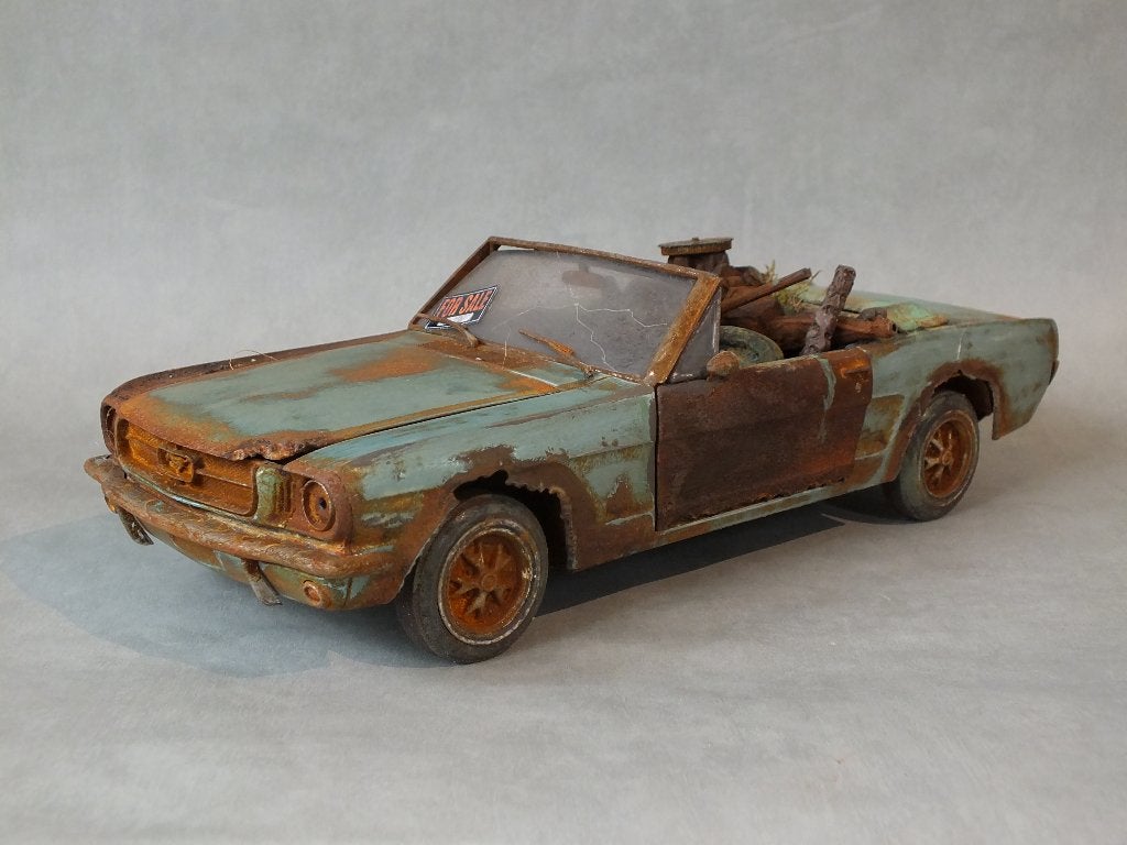 Ford Mustang 1965 schuurvondst 1:18, Ophalen of Verzenden, Gebruikt, Revell