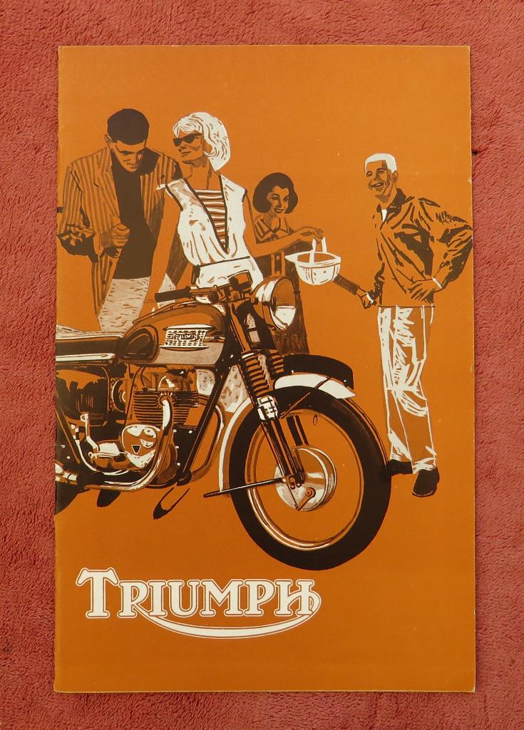 Triumph brochure 1964, Motoren, Ophalen of Verzenden, Triumph