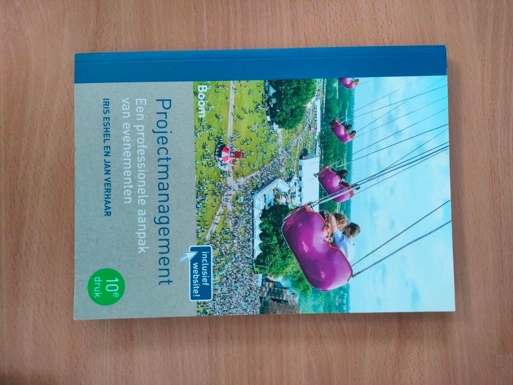 Projectmanagement: Een professionele aanpak van evenementen, Boeken, Gelezen, Iris Eshel en Jan Verhaar, Gamma, HBO
