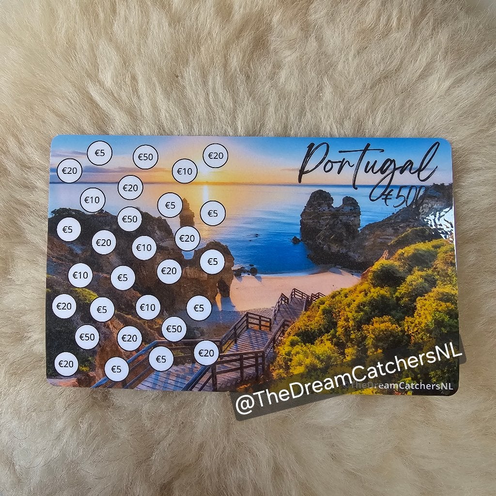Cashstuffing challenge Portugal vakantie sparen, Ophalen of Verzenden, Nieuw