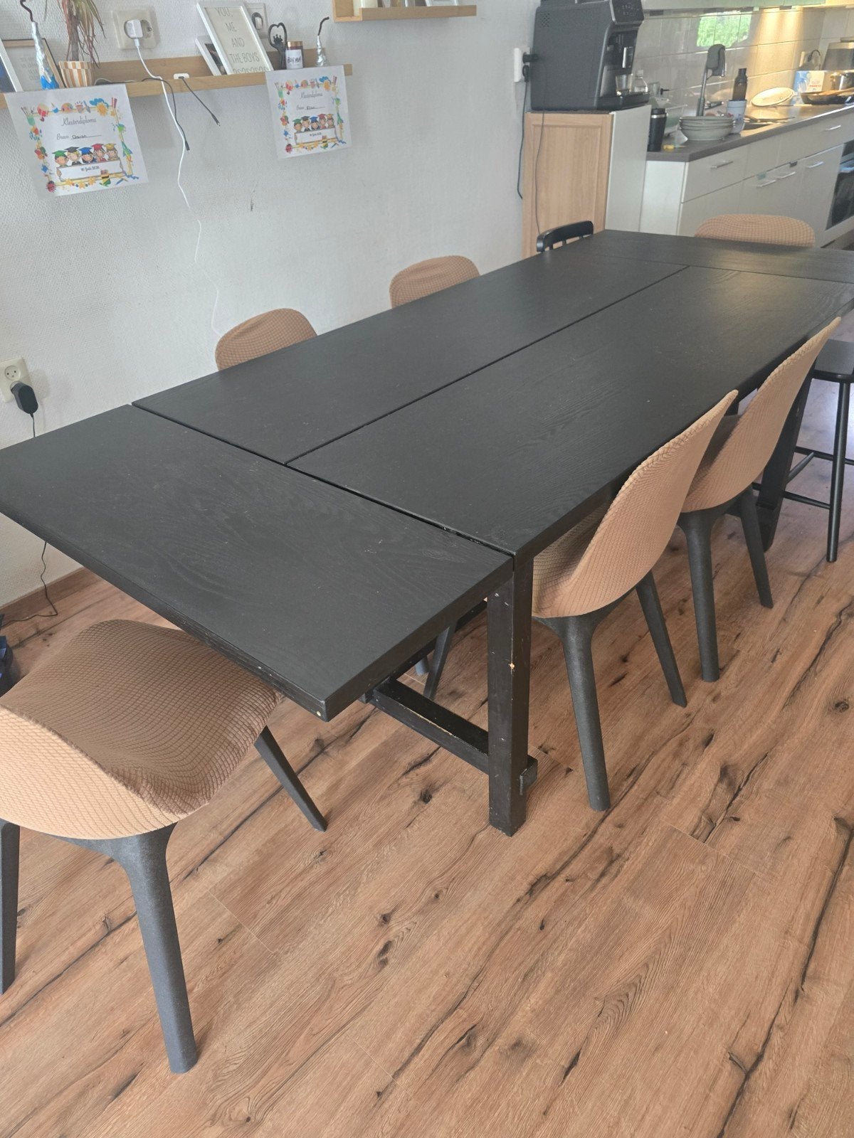 MOET WEG! Eettafel NORDVIKEN, Ophalen, Gebruikt, 200 cm of meer, 50 tot 100 cm