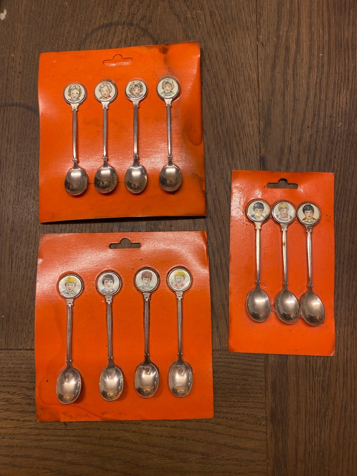 Vintage verzamellepels met koninklijke portretten, Ophalen of Verzenden
