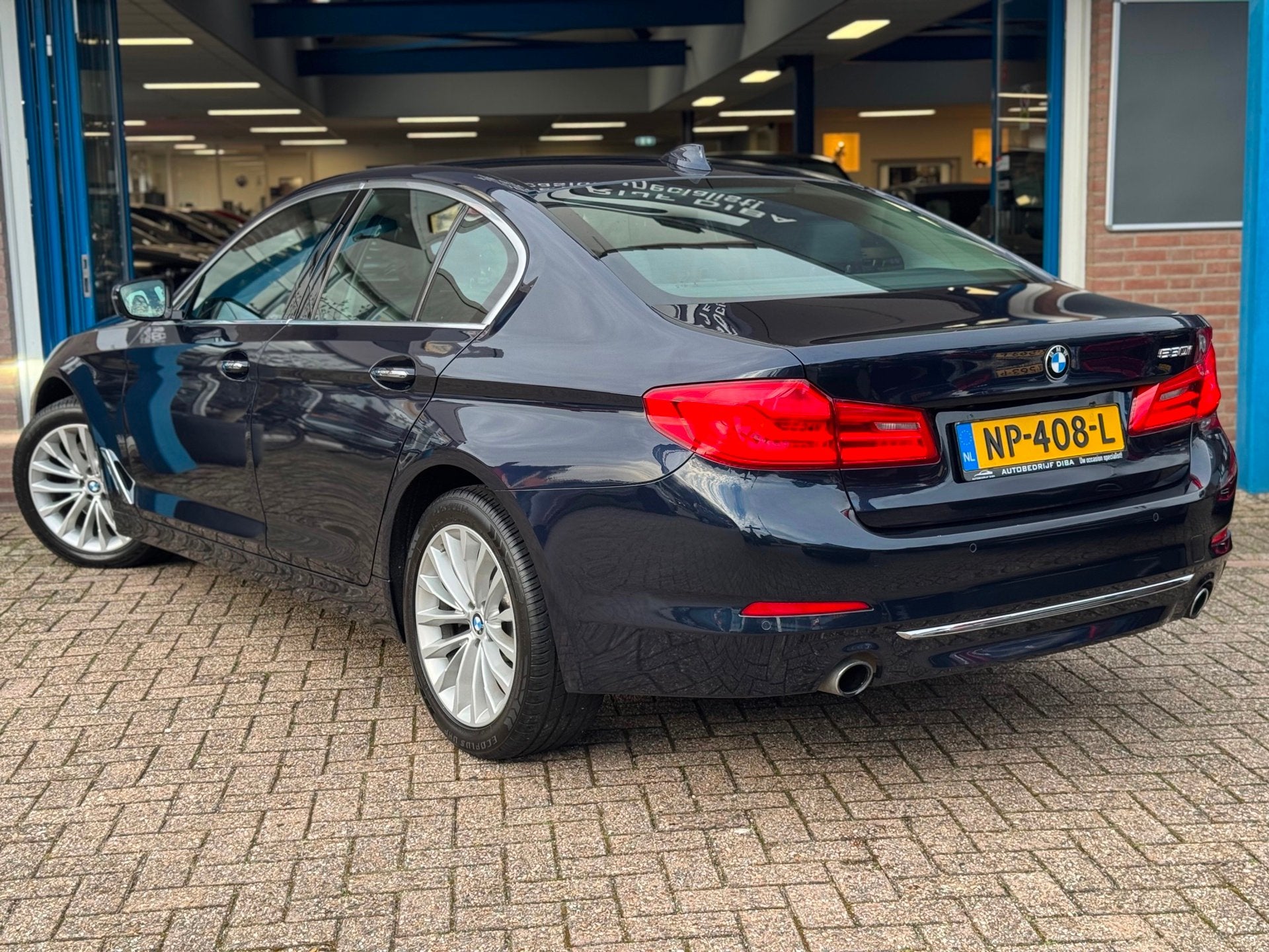 BMW 5-serie 530i Executive LUXURY 2017 NAVI LEDER CLIMA NAP!, Auto's, Automaat, Achterwielaandrijving, Gebruikt, 4 cilinders