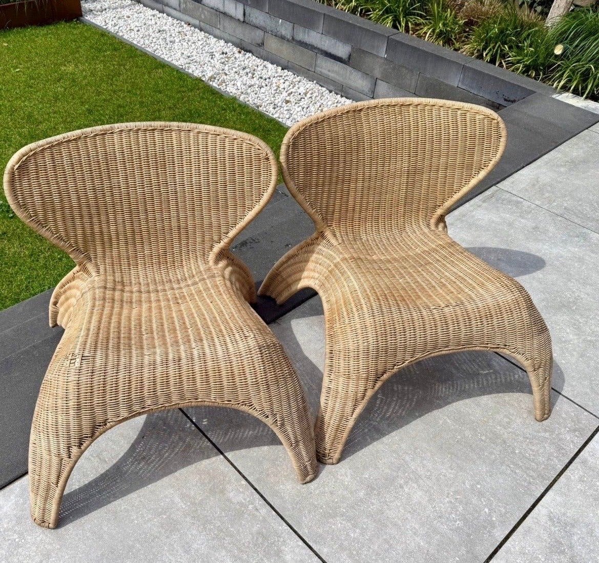 IKEA lounge stoelen, Ophalen of Verzenden, Bruin, Twee