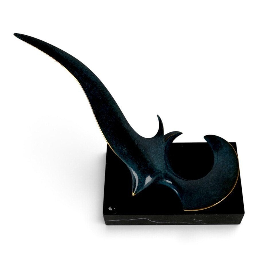 Bronzen sculptuur van vogel, Tony Morey, Ophalen of Verzenden, Brons