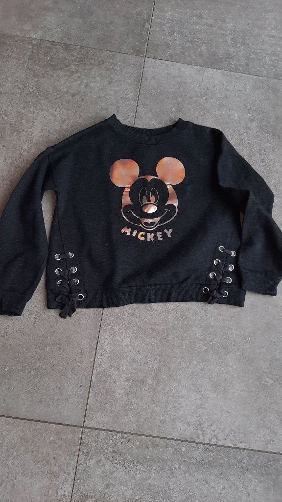 Mooie Mickey trui maat 146, Gebruikt, Meisje, Trui of Vest, Ophalen of Verzenden