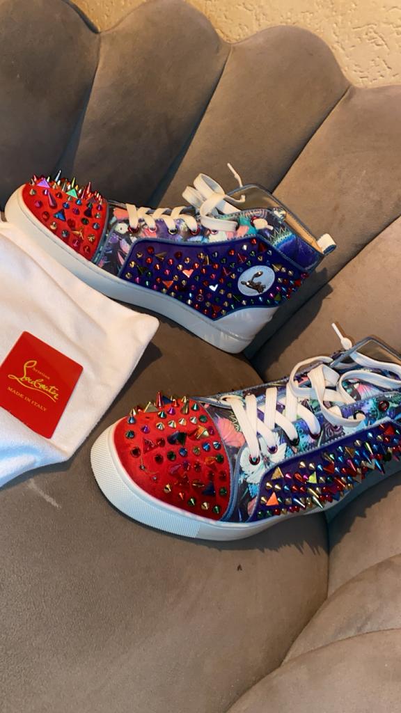 Christain Louboutin maat 45, Ophalen, Overige kleuren, Sneakers of Gympen, Zo goed als nieuw