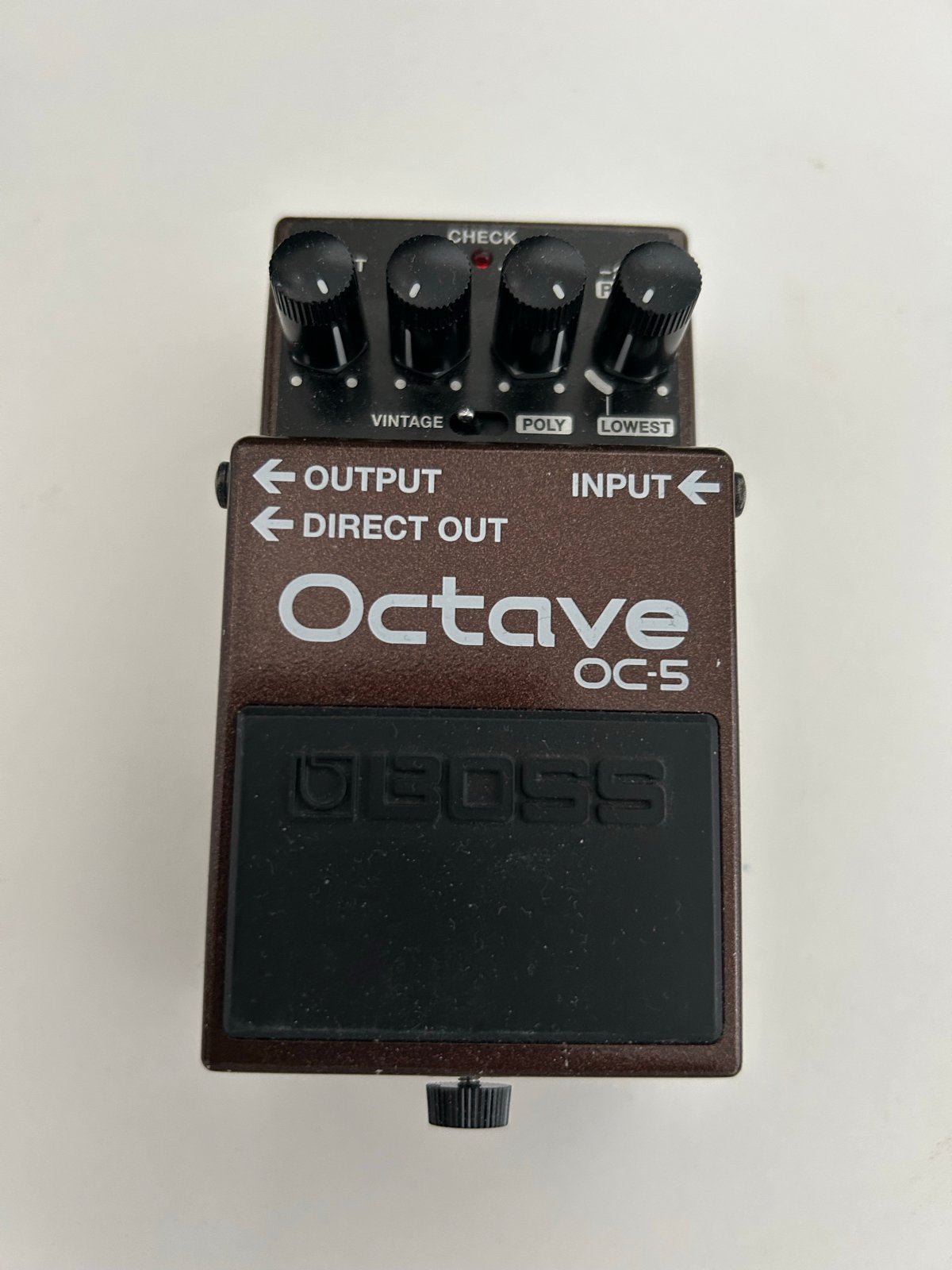 Boss Octave OC-5 Octaver Pedaal, Ophalen of Verzenden, Zo goed als nieuw, Overige typen