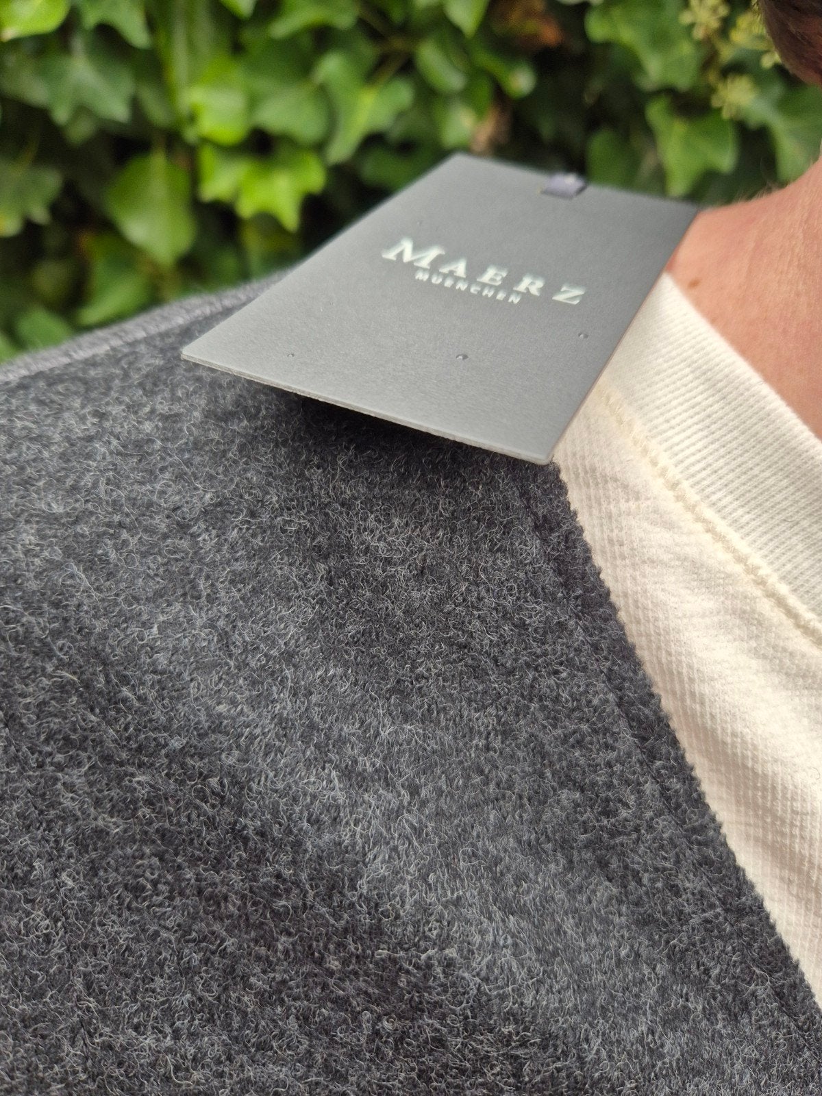 Maerz Muenchen gilet vest jas Antraciet Nieuw maat M maat 48, ., Zwart, Nieuw, .