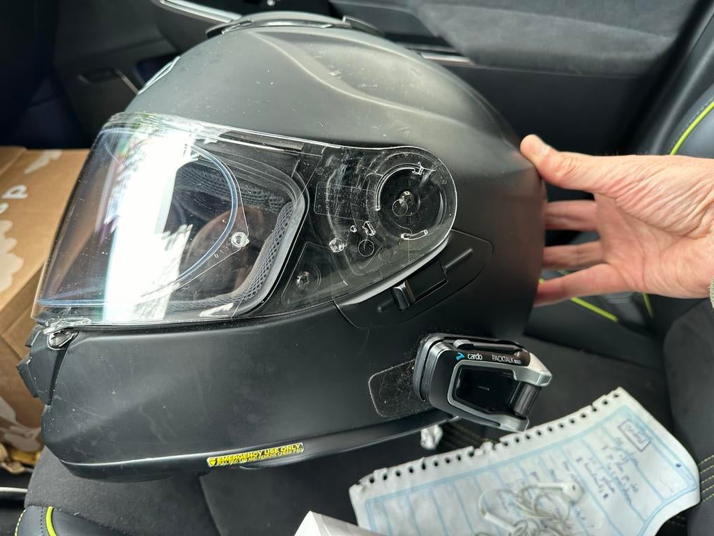 Shoei GT Air helm XL met cardo headset voorbereiding, XL, Ophalen of Verzenden, Integraalhelm, Shoei