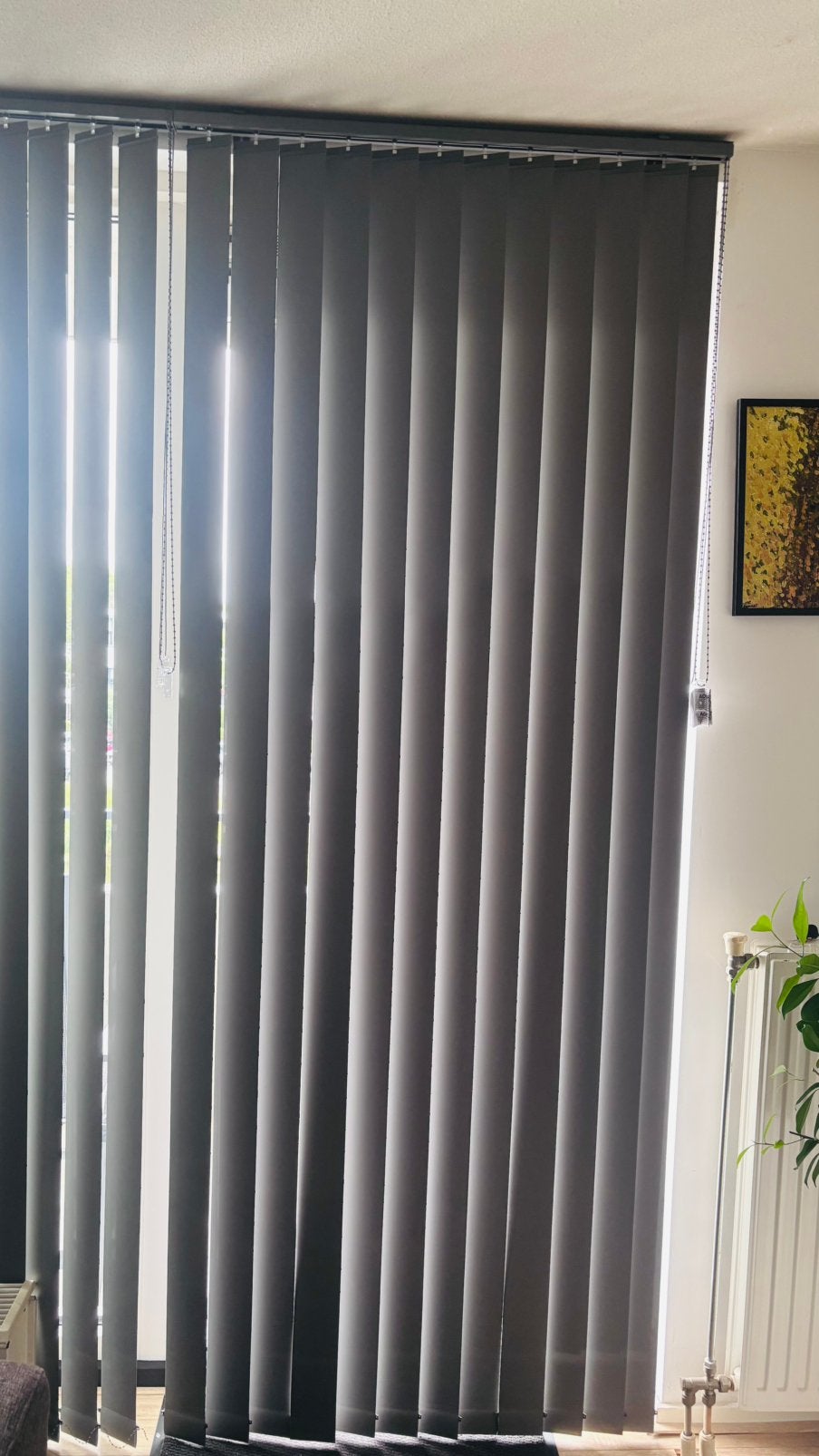 Gordijn grijs nieuw, Huis en Inrichting, Stoffering | Gordijnen en Lamellen, 200 cm, Ophalen of Verzenden, Zo goed als nieuw, Gordijn