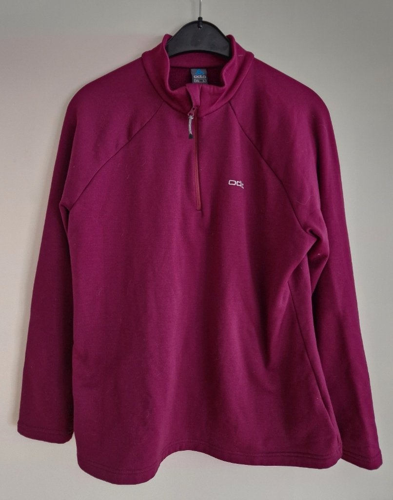 Odlo lady XL fleecetrui paars, Paars, Ophalen of Verzenden, Zo goed als nieuw, Odlo