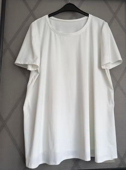 Mooi wit A-lijn shirt maay 52/54, Kleding | Dames, Verzenden, Zo goed als nieuw, Wit, Shirt of Top