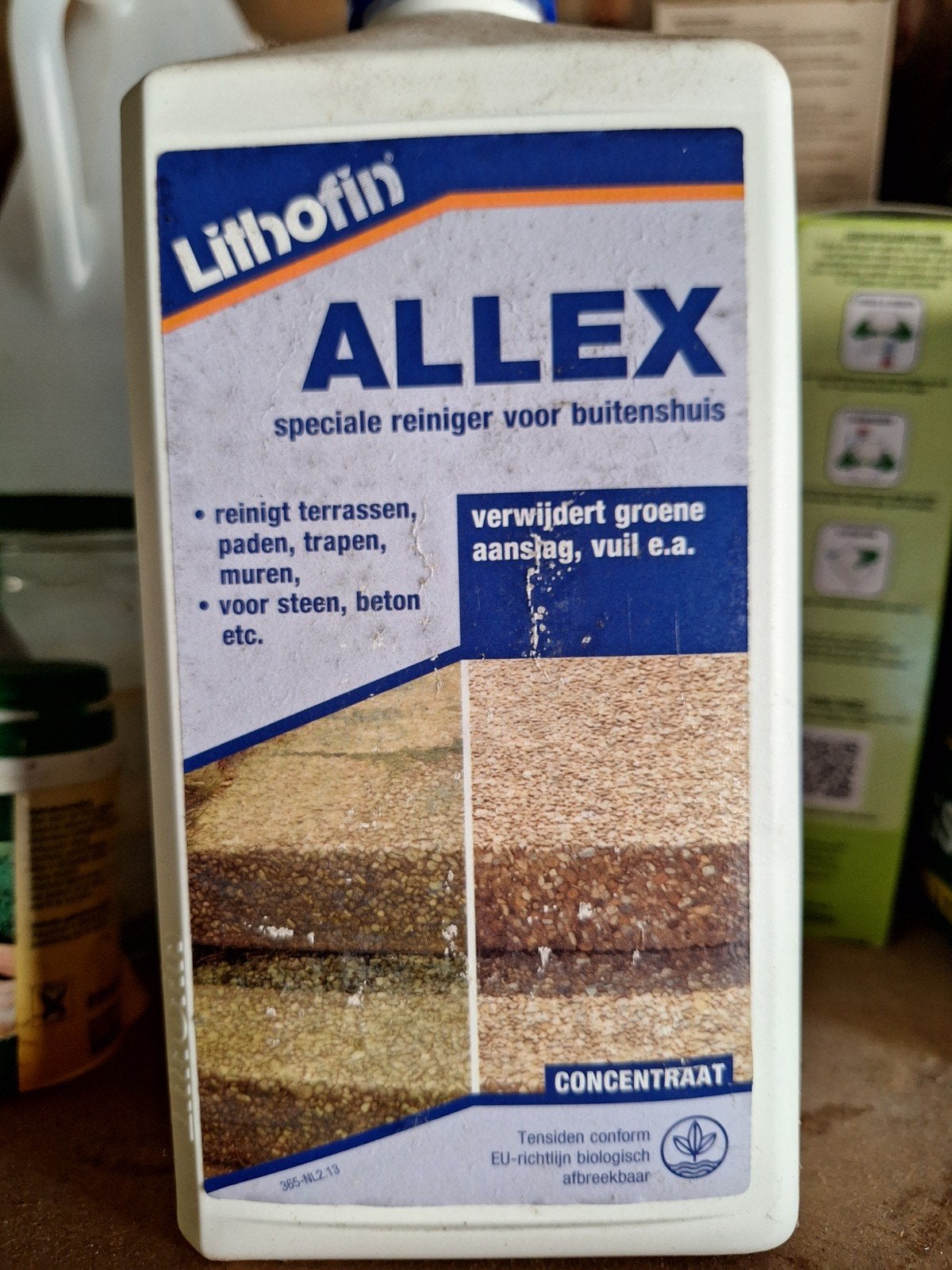 3 flessen Lithofin Allex Speciale Reiniger voor Buitenshuis, Ophalen