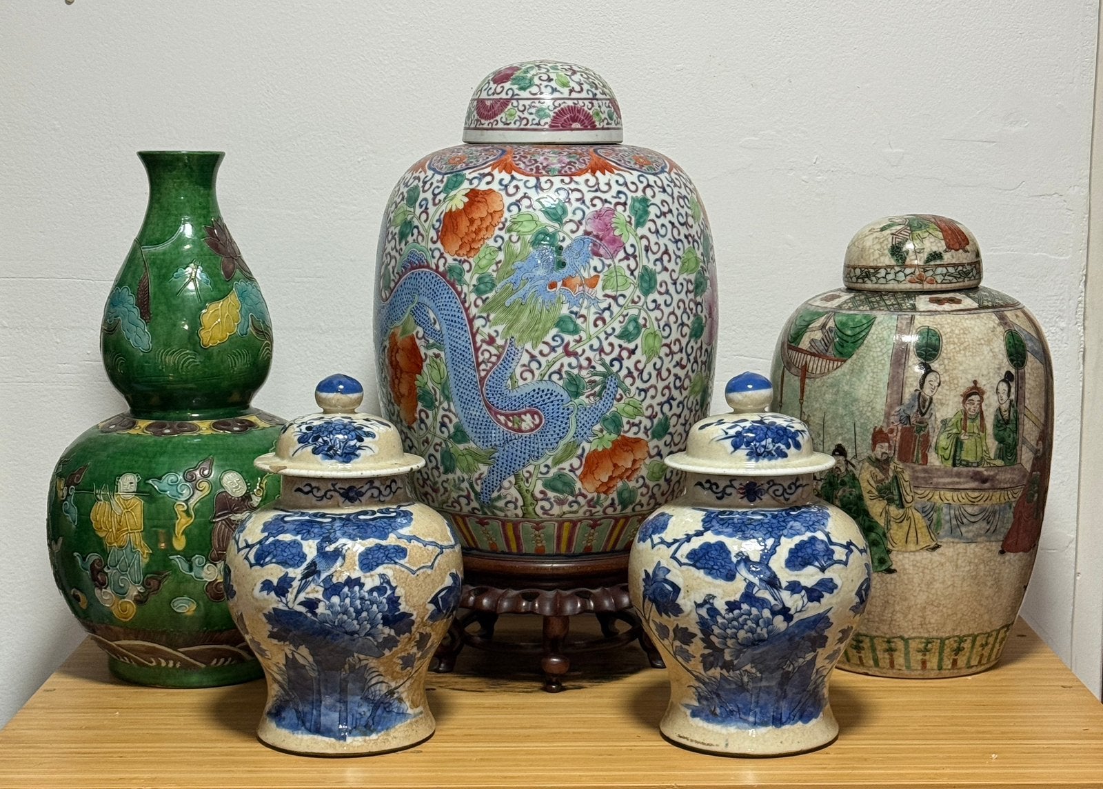Grote collectie chinees porselein, Antiek en Kunst, Antiek | Porselein, Ophalen of Verzenden