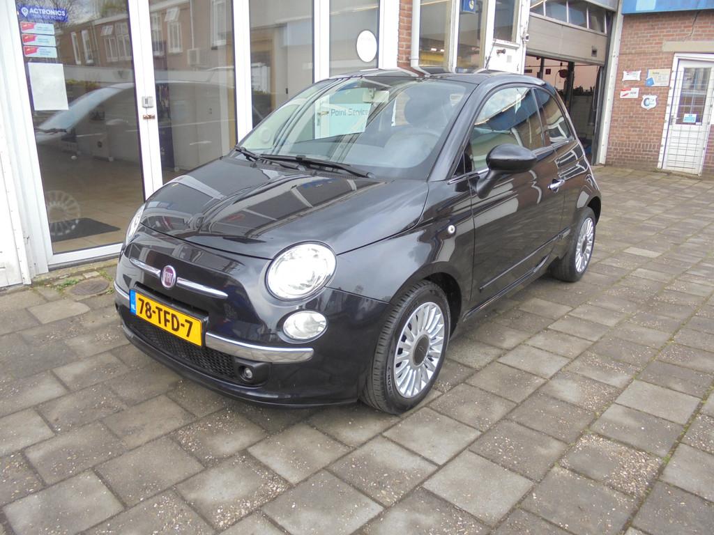Fiat 500 0.9 TwinAir Lounge Airco, Panormadak Audiosysteem, Auto's, Fiat, Voorwielaandrijving, Euro 5, 31 €/maand, Handgeschakeld