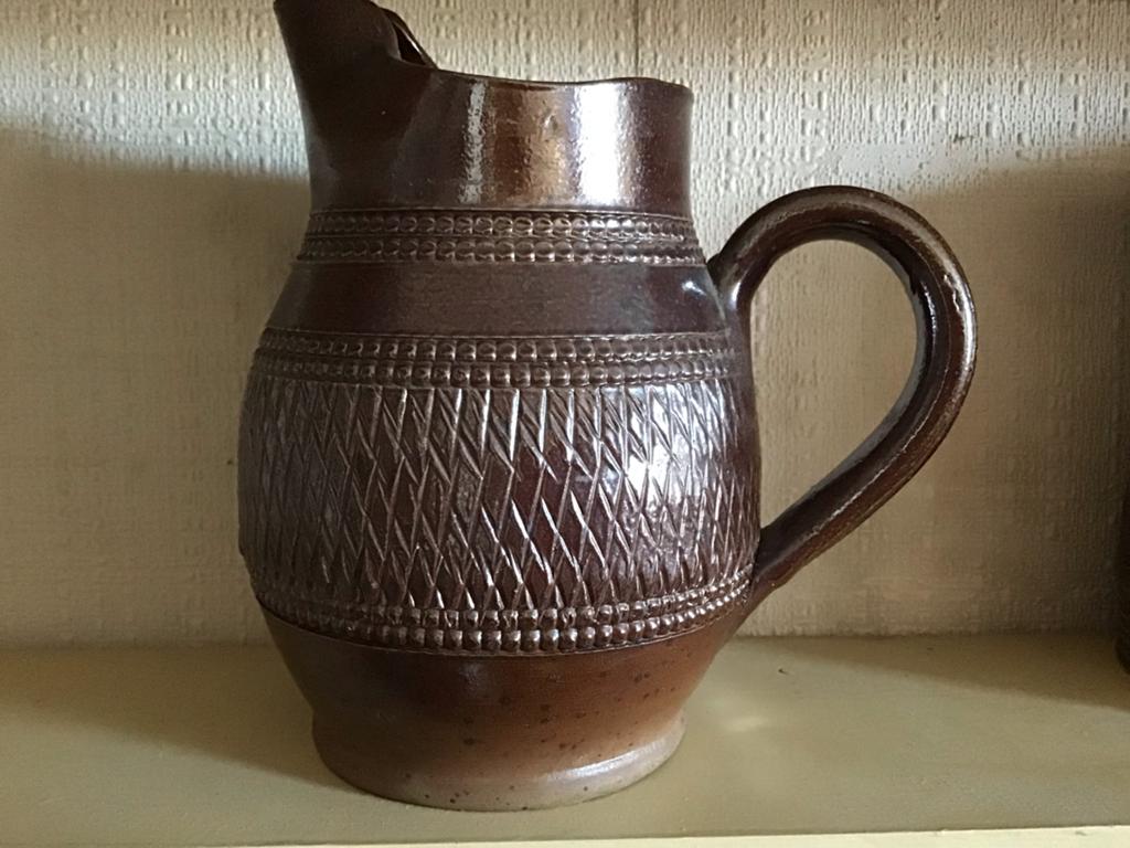 Vintage Gres du Berry Kruik - Handgemaakt in Frankrijk, Ophalen of Verzenden