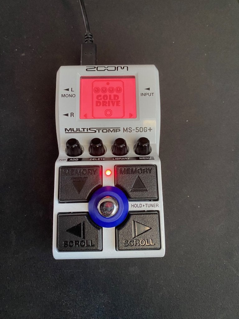 Zoom MS-50G+ MultiStomp, Ophalen of Verzenden, Zo goed als nieuw, Delay of Echo