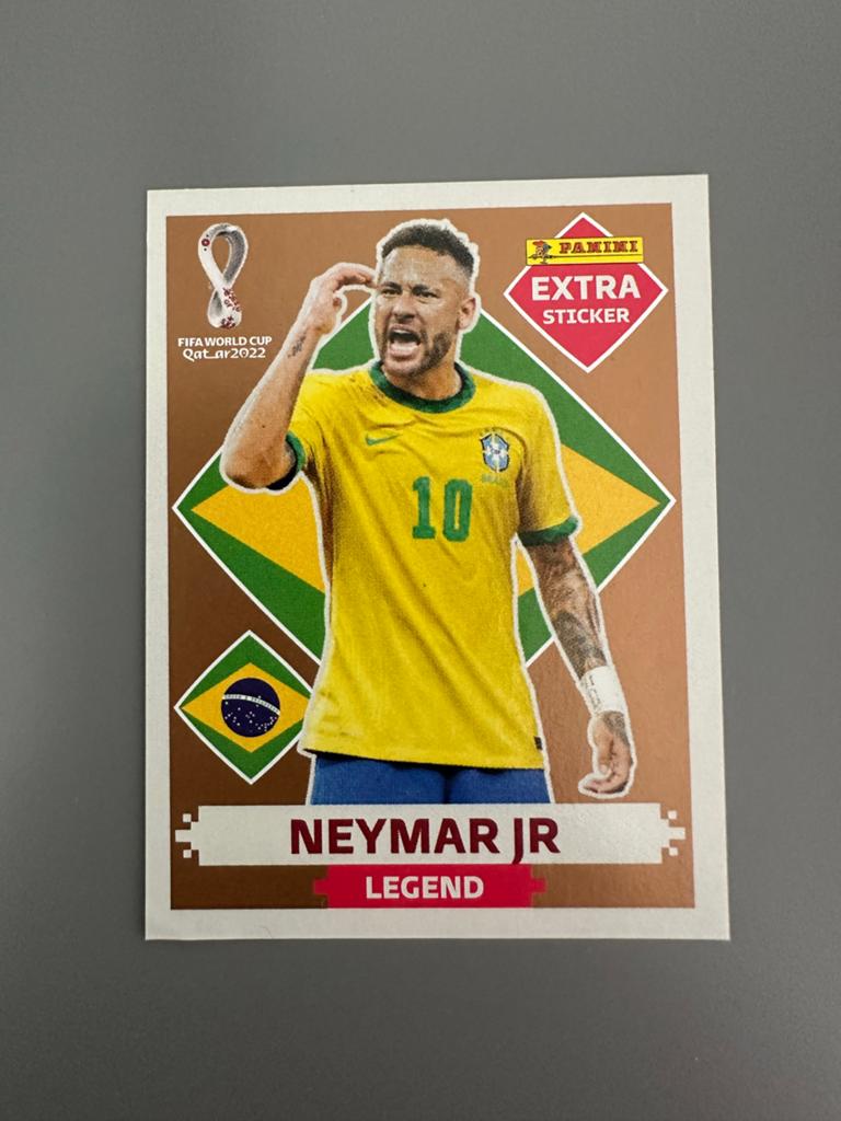 Neymar Jr Legend Extra Sticker Panini FIFA World Cup 2022, Verzamelen, Ophalen of Verzenden, Zo goed als nieuw, Sport