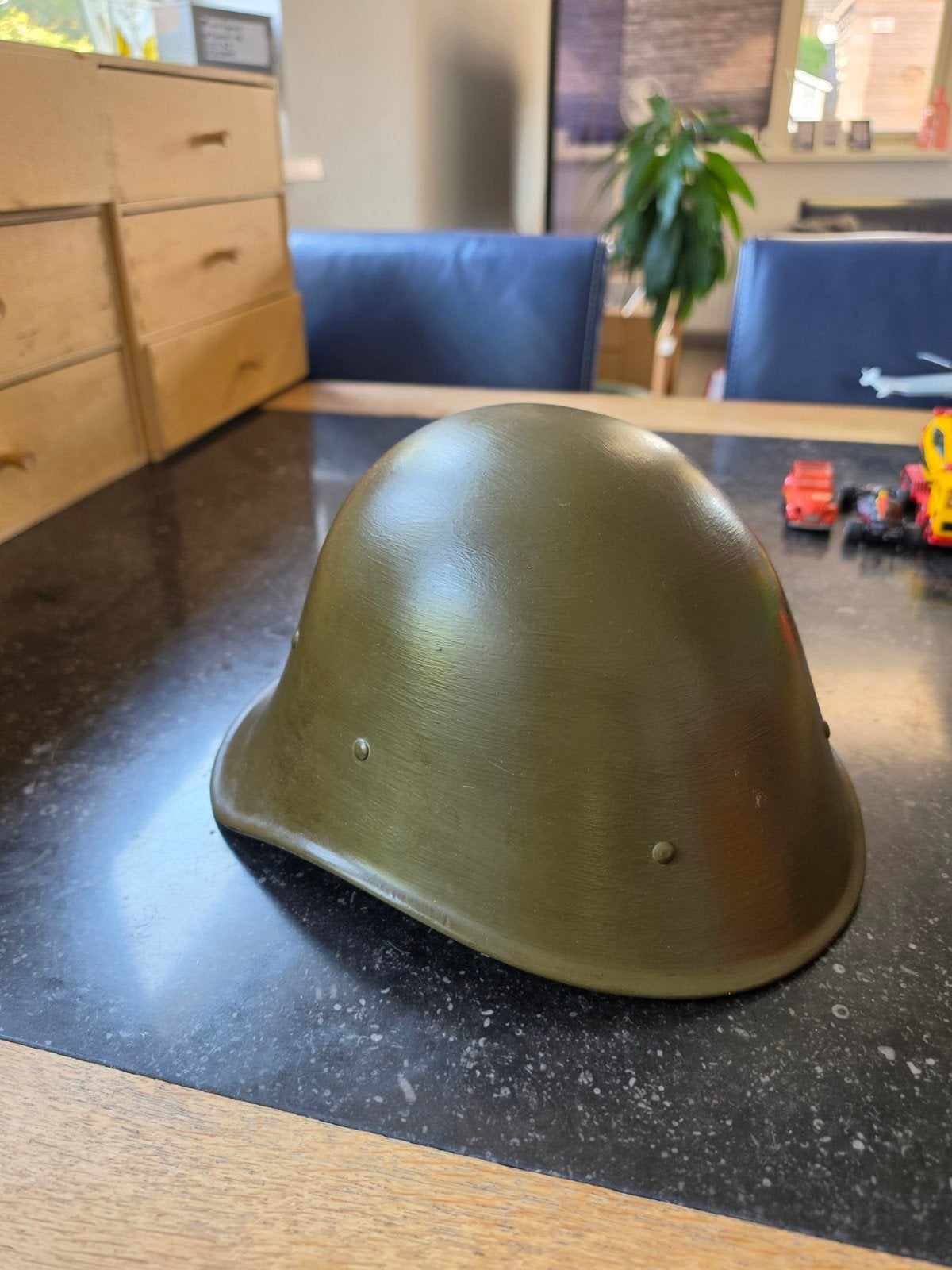 oude nederlandse helm m27, Ophalen of Verzenden, Nederland, Helm of Baret