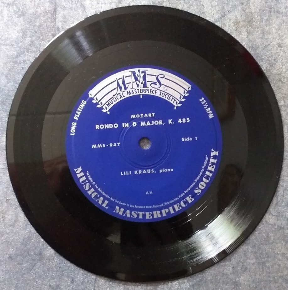 Vinyl single: Lili Kraus - speelt Mozart [3217]  [CdViKl], Cd's en Dvd's, Vinyl Singles, Zo goed als nieuw, Beschermende buitenhoes