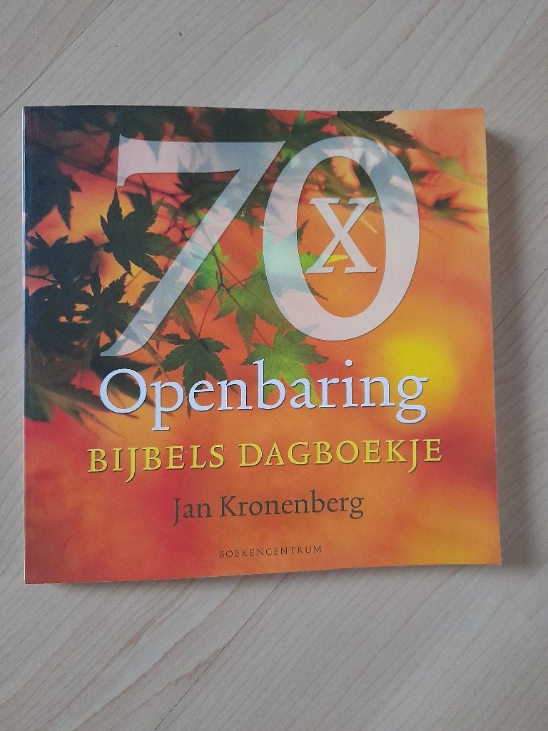 70 X OPENBARING  Jan Kronenberg BIJBELS DAGBOEKJE, Boeken, Ophalen of Verzenden, Zo goed als nieuw