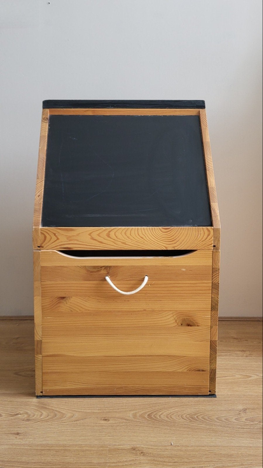 Houten Speelgoedkist met Schoolbord Deksel, Kinderen en Baby's, Ophalen, Gebruikt, Knutselen