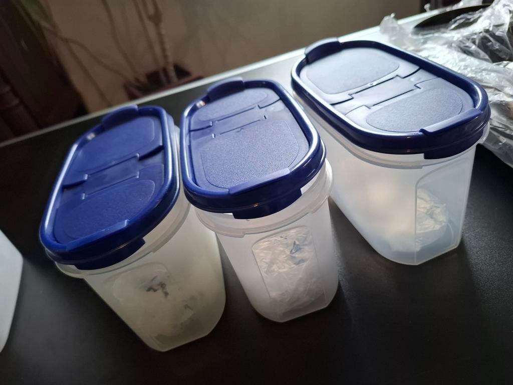 Tupperware voorraadbus 1,1 liter, Ophalen of Verzenden