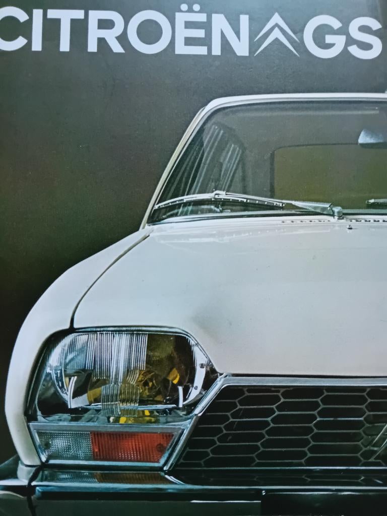 Brochure Citroen GS 1970, Ophalen of Verzenden, Zo goed als nieuw, Citroën