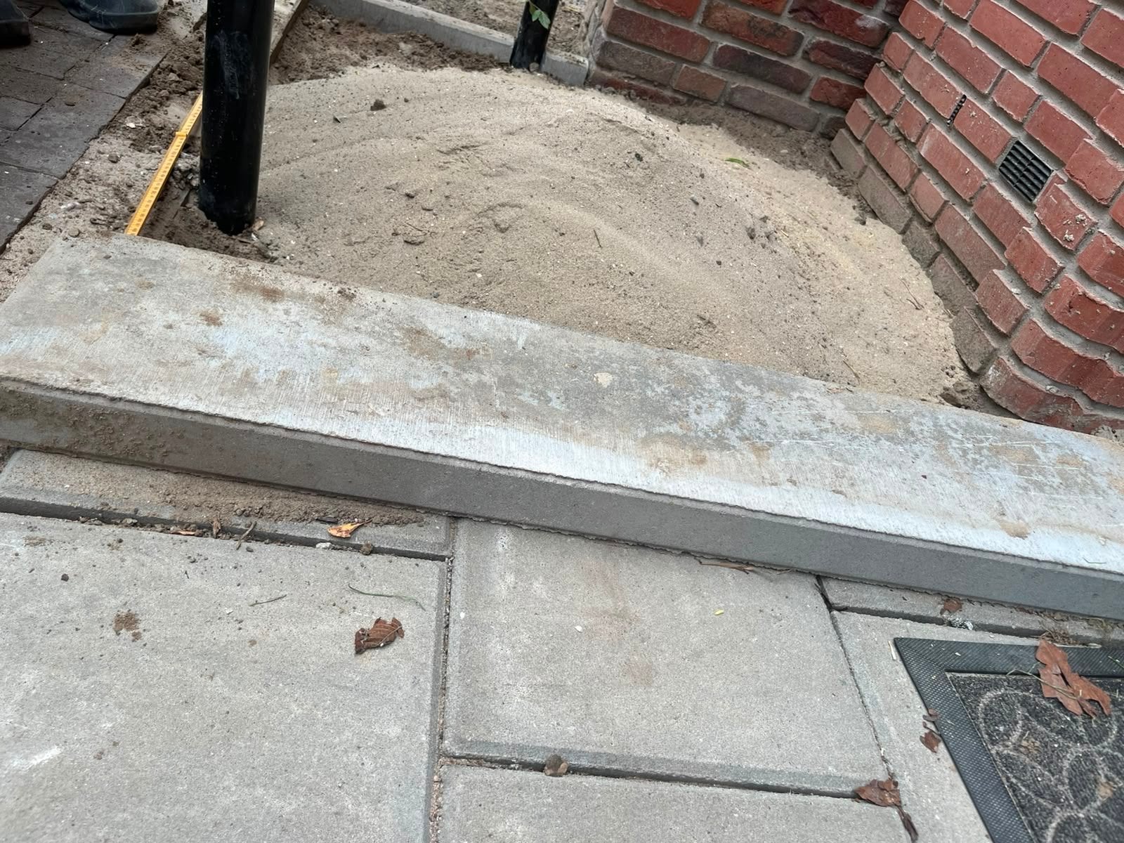 Opsluitbanden grijs, Tuin en Terras, Tegels en Klinkers, Ophalen, Gebruikt, Overige typen, Minder dan 5 m²