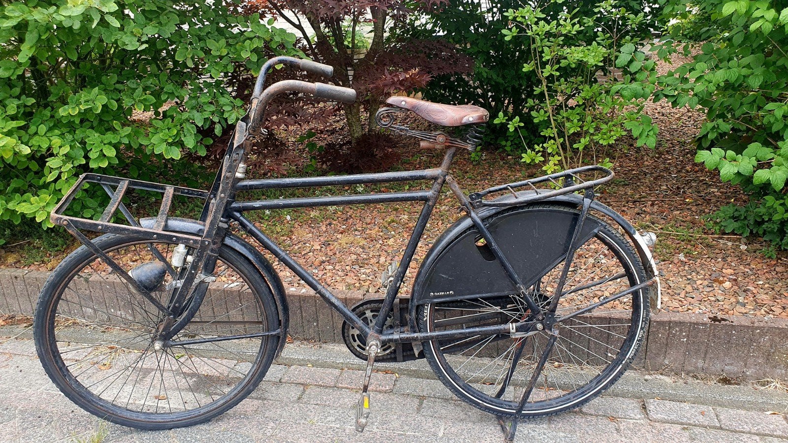 bakkersfiets transportfiets oldtimer lichte opknapper, Ophalen, Terugtraprem