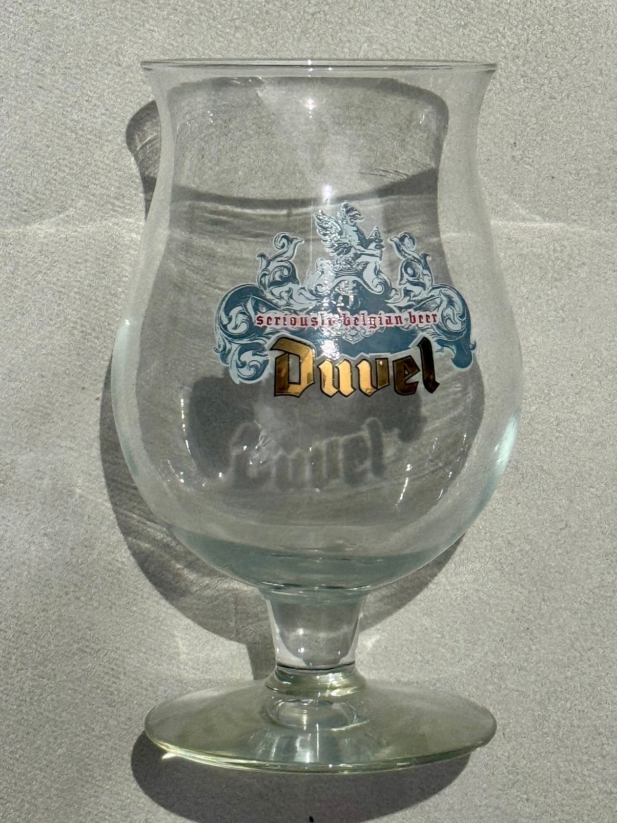 Duvel - ‘Seriously Belgian Beer’ (2005), Verzamelen, Biermerken, Ophalen of Verzenden, Nieuw, Glas of Glazen, Duvel