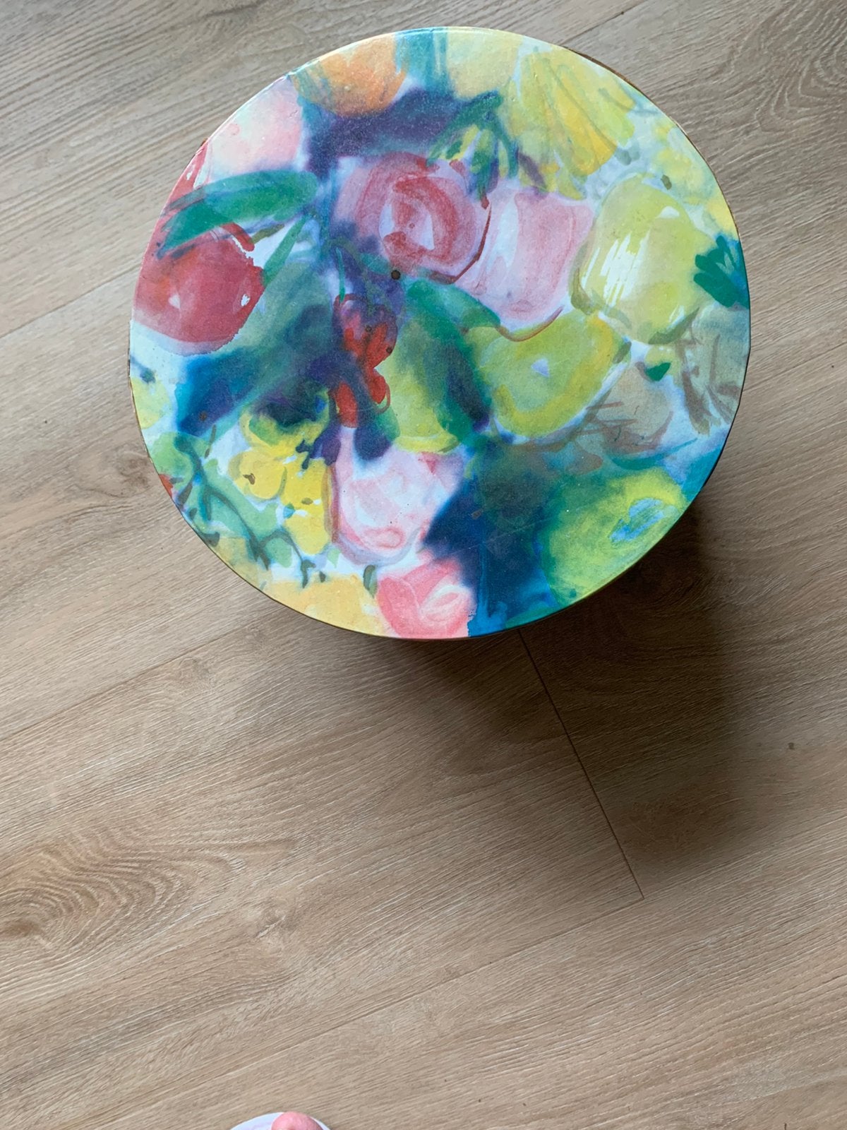 Hoedendoos doorsnee 25 cm h 16cm, Ophalen of Verzenden, Zo goed als nieuw