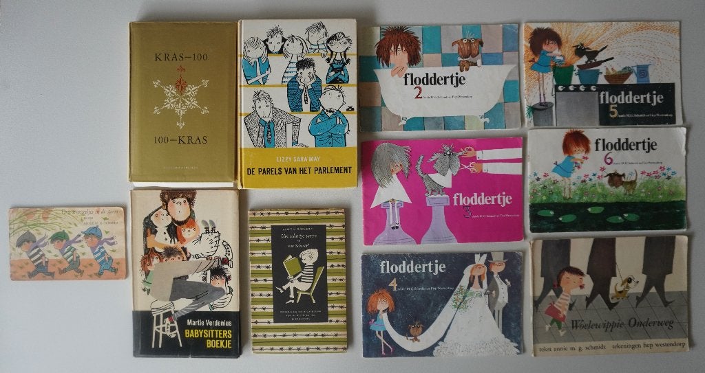 Fiep Westendorp illustraties boeken Annie M.G. Schmidt 60er, Ophalen of Verzenden, Gelezen, Annie M.G. Schmidt, Prentenboek