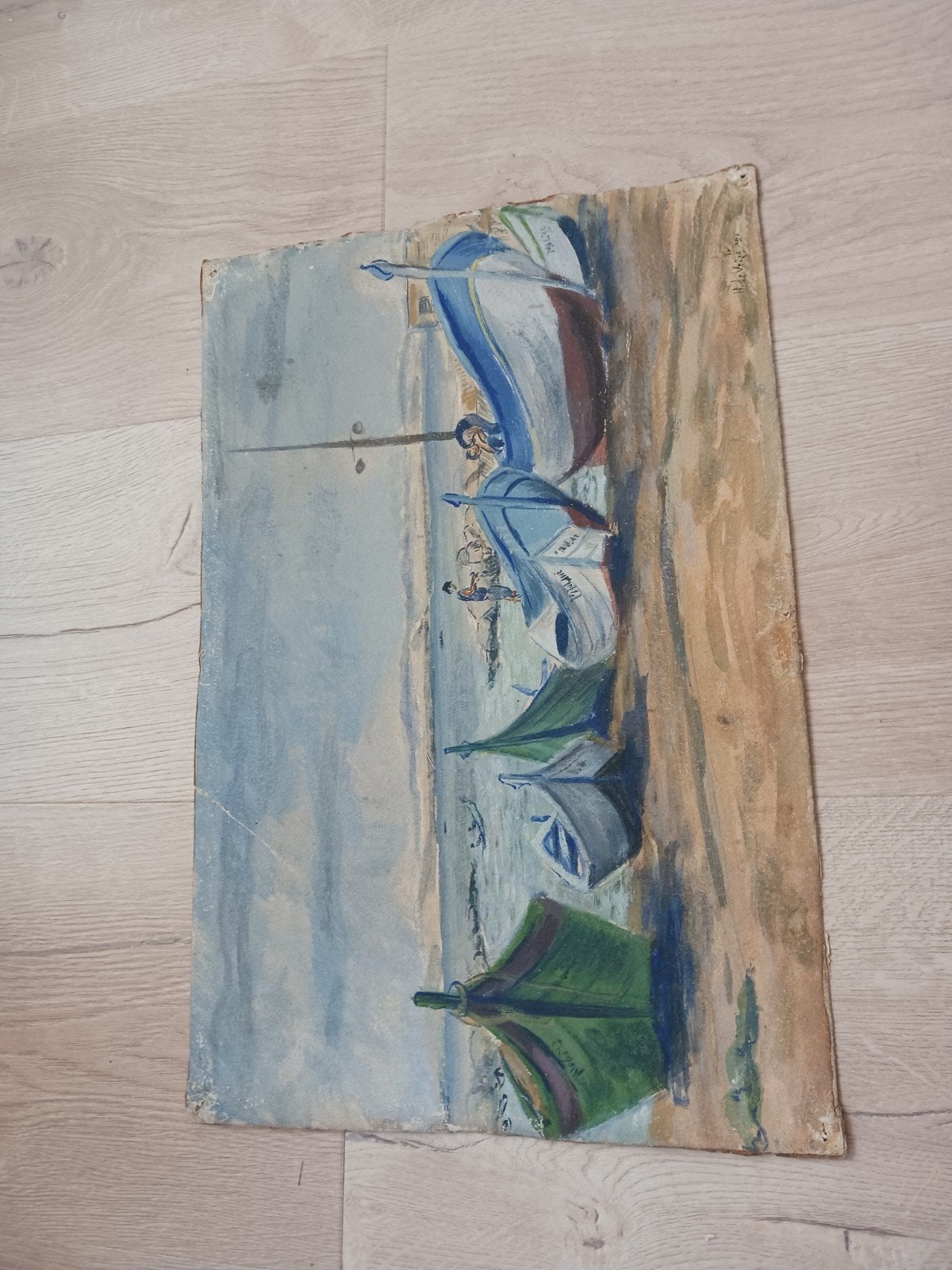 Tekeningen bootjes, Antiek en Kunst, Ophalen of Verzenden