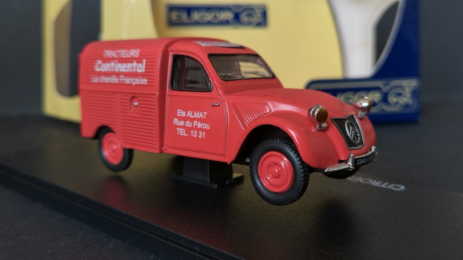 Citroen 2cv Sav Tracteurs Continental 1:43 Eligor Pol, Overige merken, Auto, ., Nieuw