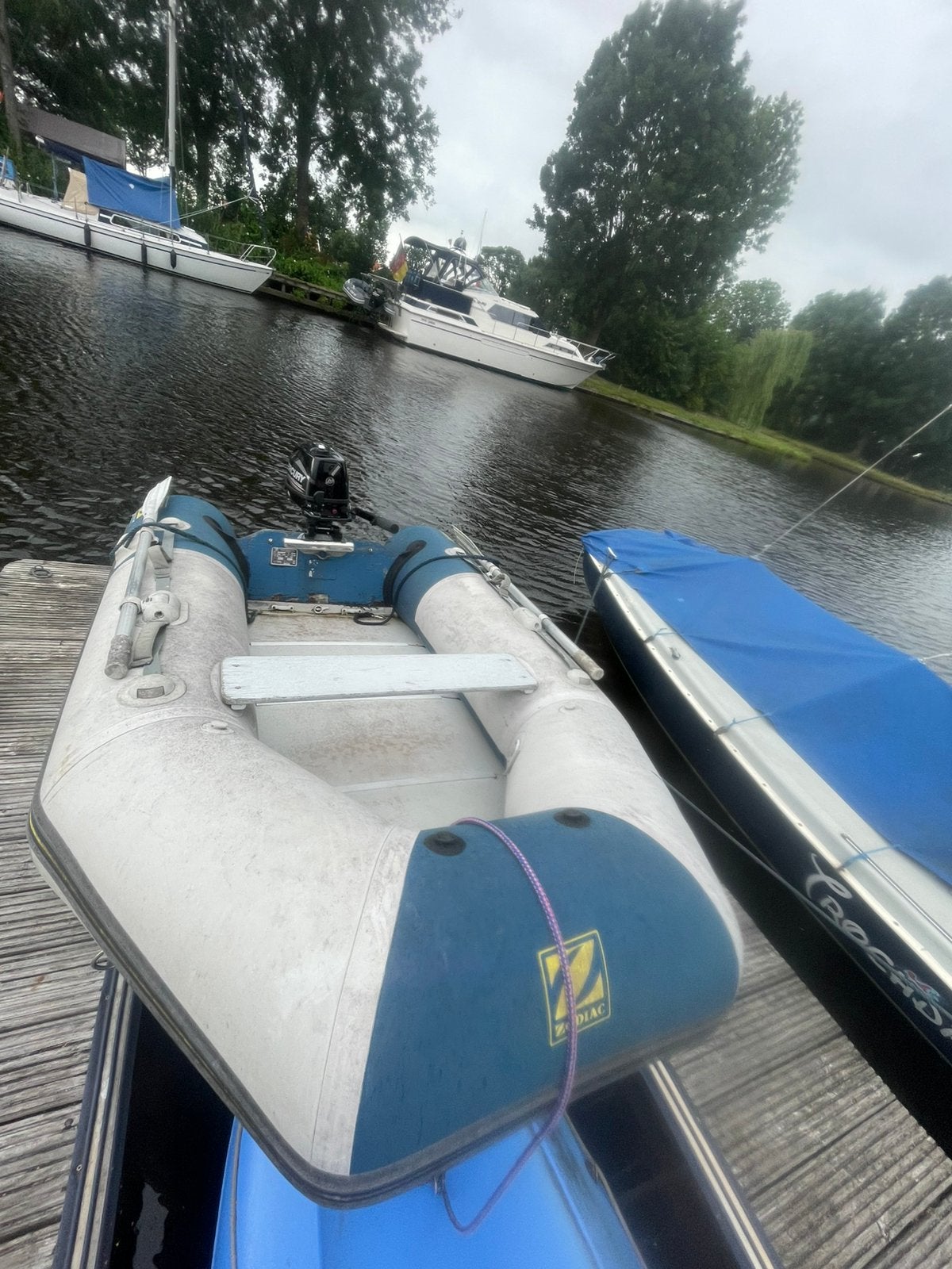 Zodiac 260 met 1 plakker, Ophalen, Gebruikt, Overige typen, Zeilboot of Motorboot