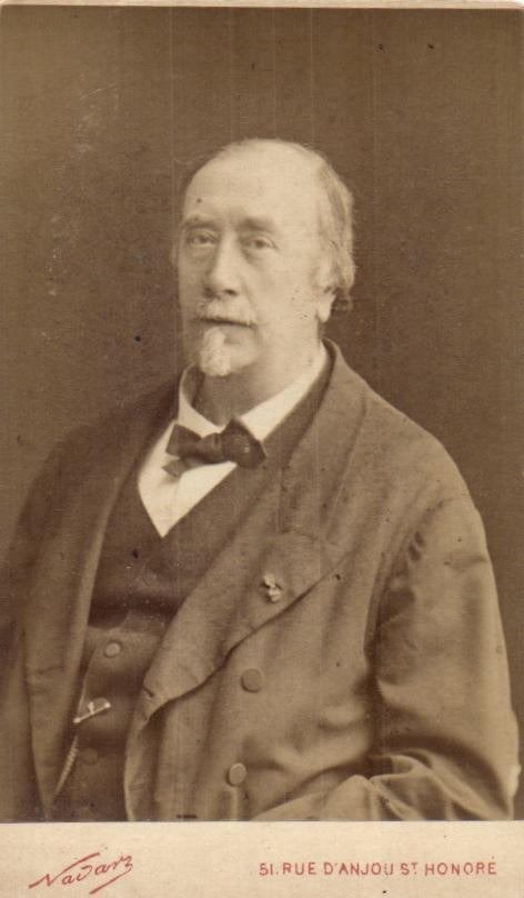 CDV - Louis Figuier -Frans Wetenschapper - foto Nadarz, Gebruikt, Verzenden, Foto, Buitenland