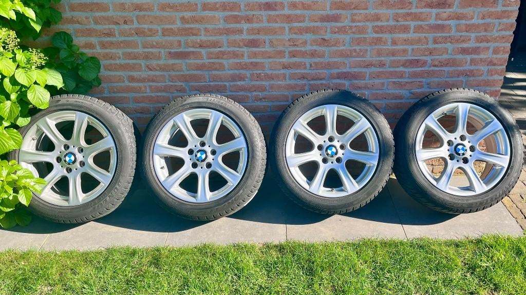 BMW F34 velgen met winterbanden 17inch, Auto-onderdelen, Banden en Velgen, Ophalen, Gebruikt, 17 inch, Band(en)