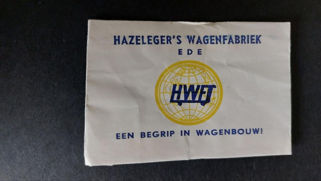 Ede, Hazeleger's Wagenfabriek, een begrip in wagenbouw!, Ophalen of Verzenden, Nederland