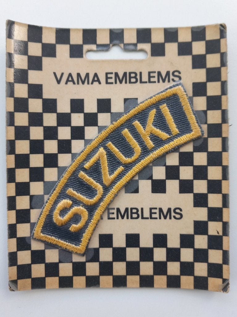 suzuki vama emblems patch opnaai embleem, Ophalen of Verzenden, Nieuw, Motoren