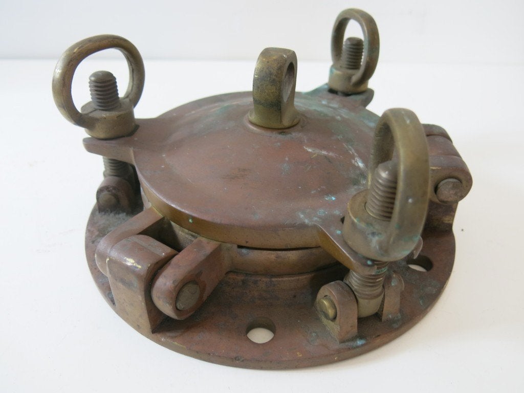 Vintage maritieme bronzen Patrijspoort 6,6 kg ca 1930, Ophalen of Verzenden, Zo goed als nieuw