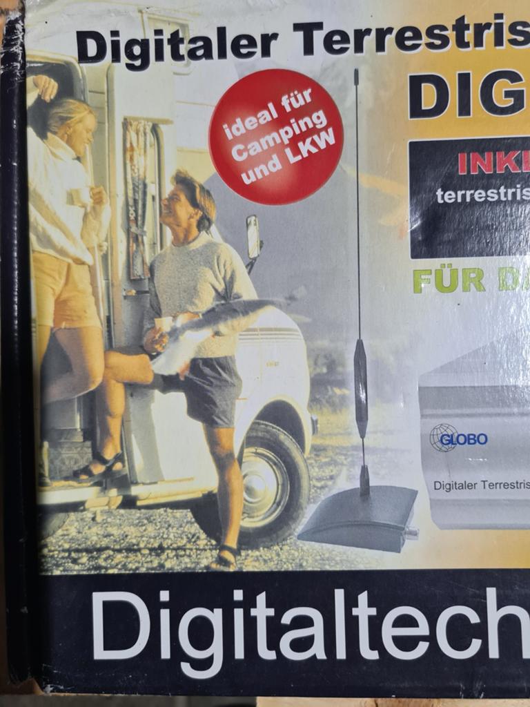 Digitale Terrestische Camping Receiver GLOBO Digital 1012, Ophalen of Verzenden, Gebruikt, Decoder