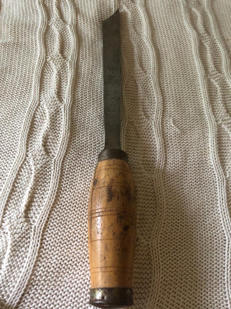Schietbeitel nooitgedagt 9mm, Antiek en Kunst, Antiek | Gereedschap en Instrumenten, Ophalen of Verzenden