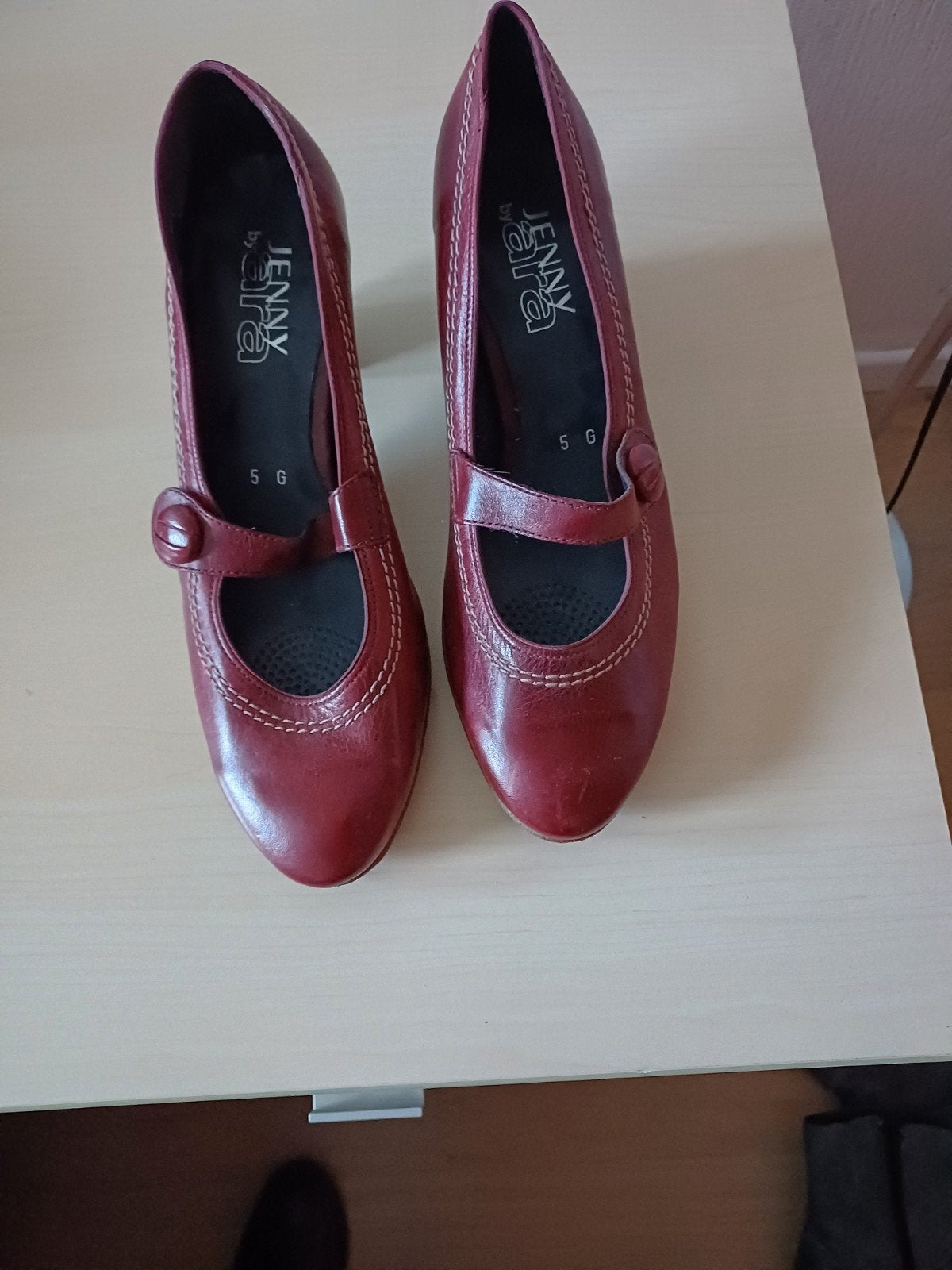 Leren dames schoenen maat 38, Kleding | Dames, Schoenen, Dansschoenen, Ophalen of Verzenden, Zo goed als nieuw, Jenny