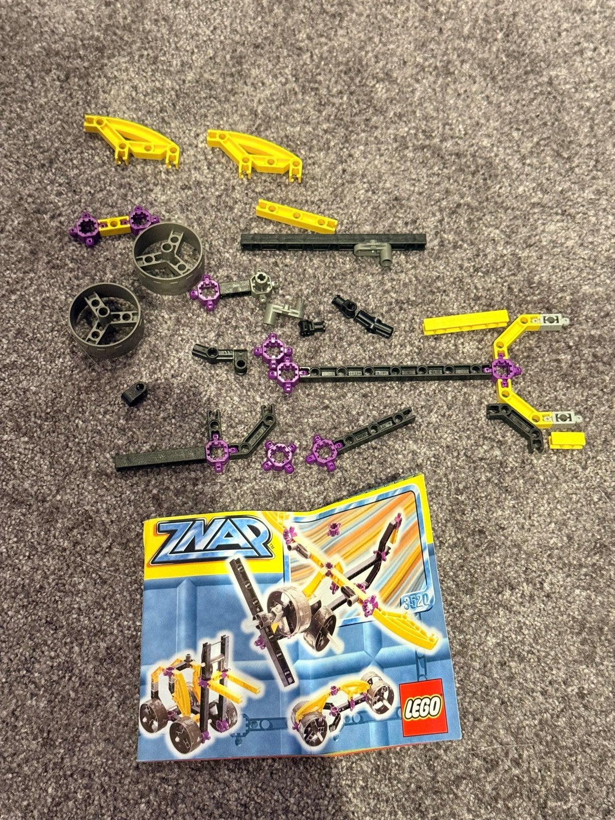 Lego ZNAP 3520 - incomplete set met instructies, Kinderen en Baby's, Gebruikt, Overige thema's, Lego, Ophalen of Verzenden