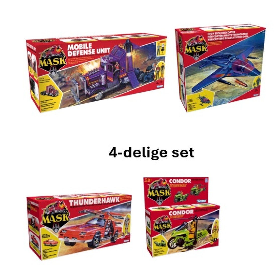 M.A.S.K. 4-delige set- loyal subjects, Ophalen, Nieuw, Jongen of Meisje