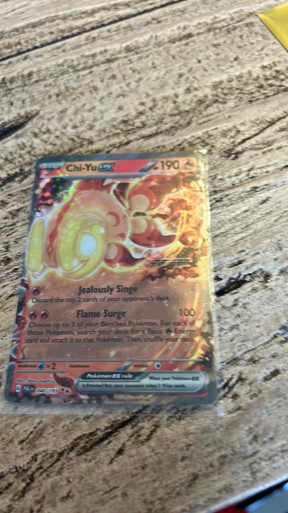 Chi-yu pokemon kaart, Ophalen of Verzenden, Zo goed als nieuw