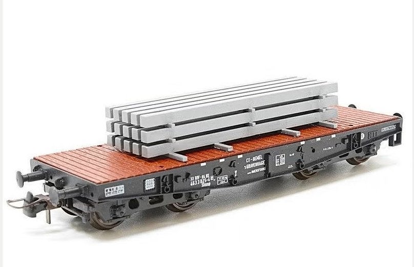 Roco H0 46384 - zwarelastwagen lading staal CT-DEMEL NS ovp, Gelijkstroom, Ophalen of Verzenden, NS, Roco